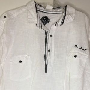 Blanc du nil mens casual pullover shirt